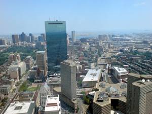 [Boston from above]