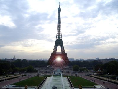 [Sunset at Eiffel Tower]